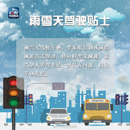 雨雪天驾驶、养护，这些知识必看！