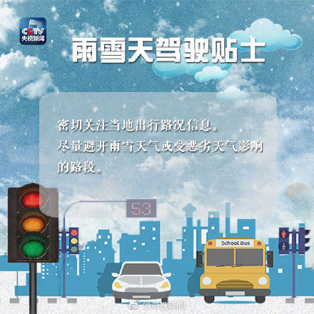 雨雪天驾驶、养护，这些知识必看！