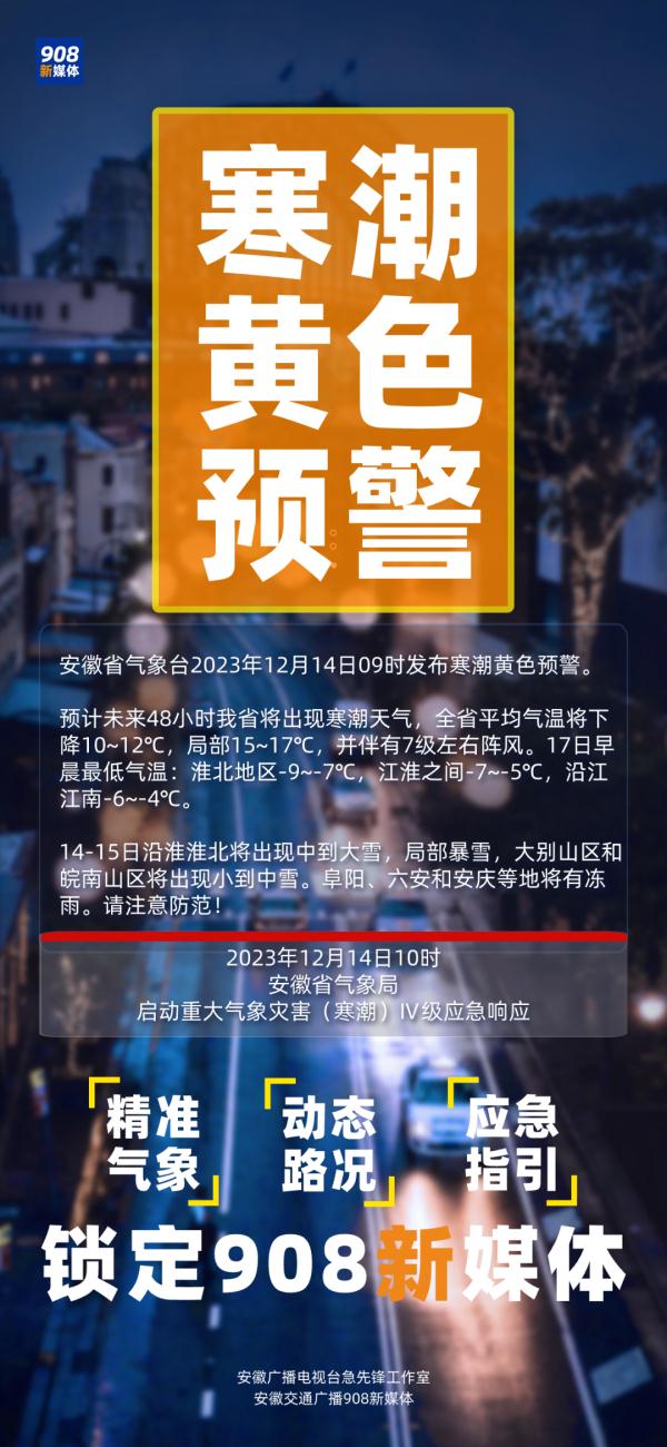合肥全市平均气温最高下降12℃ 合肥全市平均气温最高下降12℃