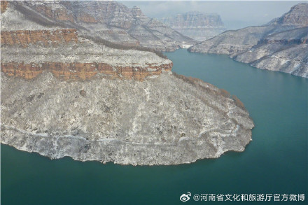 雪后太行大峡谷银装素裹 美景如画