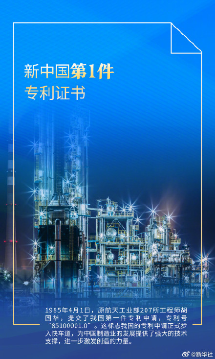 闪闪发光的中国专利