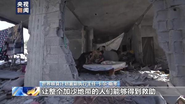世界粮食计划署官员：加沙地带一半人在挨饿