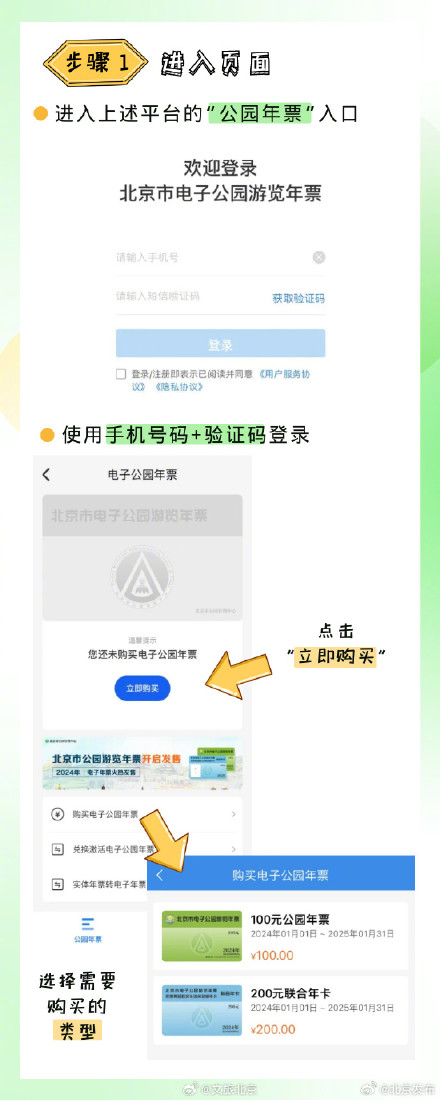 转发收藏！2024年北京市公园游览年票发售！附购买指南——