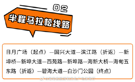 2024海口马拉松将于1月14日开跑