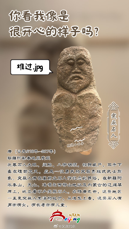 到博物馆寻找文物表情包