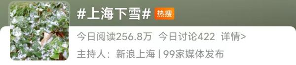 上海今冬的第一场雪来了，又好像没来！
