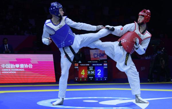 跆拳道奥运直通卡赛首日：中国队收获两张巴黎奥运会门票