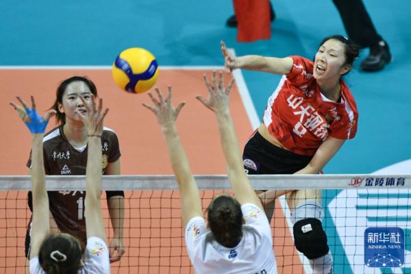 排球 | 女排超级联赛:江苏胜深圳 排球 | 女排超级联赛:江苏胜深圳