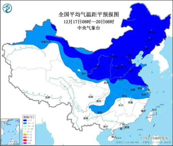 未来一周我国大部地区气温持续偏低 长江中下游等地有雨雪！