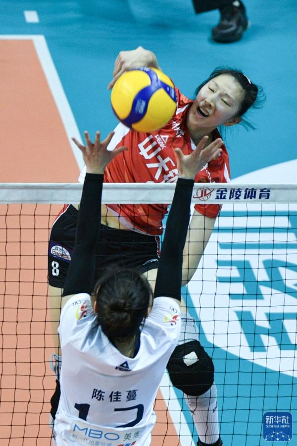 排球 | 女排超级联赛:江苏胜深圳 排球 | 女排超级联赛:江苏胜深圳