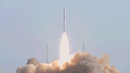 祝贺!我国双曲线一号商业运载火箭发射升空 祝贺!我国双曲线一号商业运载火箭发射升空