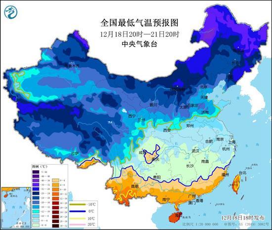最低气温0℃线预计22日南推至江南南部一带 南方的雪还会下多久？
