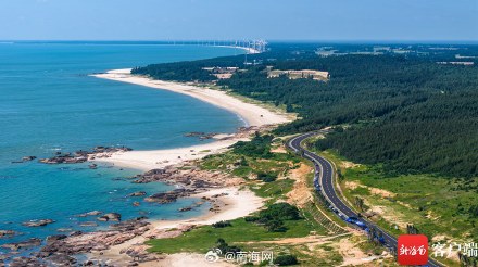 海南环岛旅游公路设置60多公里慢行道 每10公里左右设立1处公共卫生间