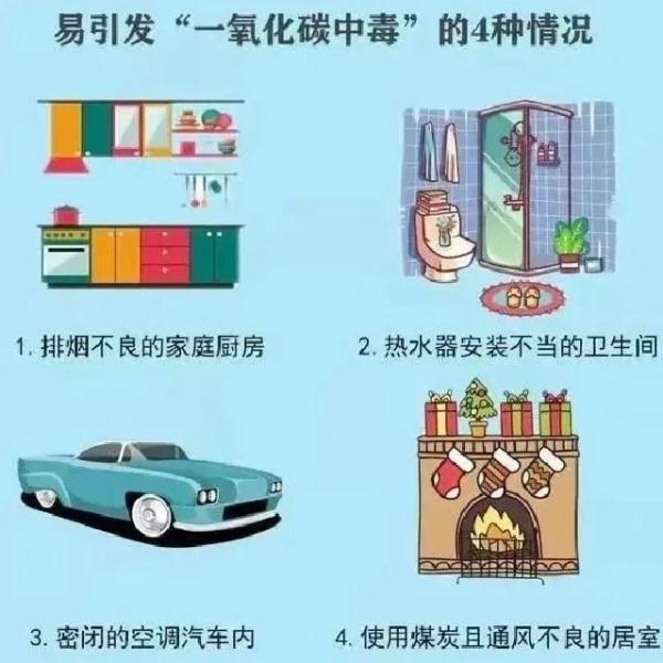 寒潮来袭,防寒更要防一氧化碳中毒 寒潮来袭,防寒更要防一氧化碳中毒