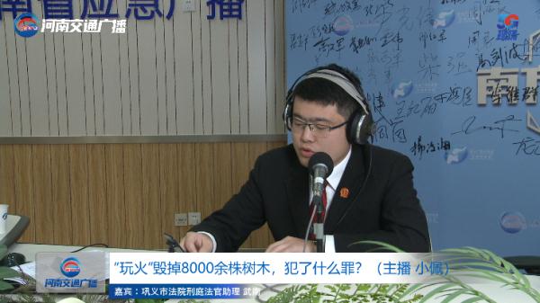 男子寻求刺激“玩火”毁掉8000余株树木！犯了什么罪？