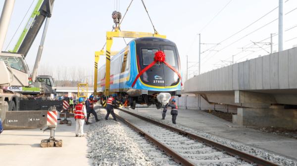 成都轨道交通27号线一期工程首列电客车进驻大丰车辆基地 成都轨道交通27号线一期工程首列电客车进驻大丰车辆基地