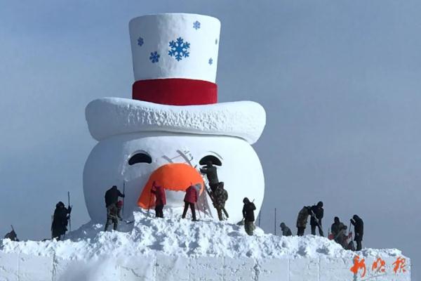 哈尔滨又一个网红大雪人即将与游客见面！就在这里