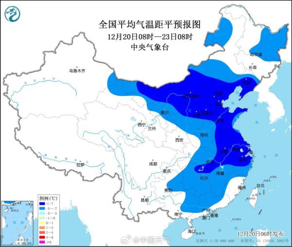 冬至将至，北京全天持续冰冻模式，气温将于这个时间回升