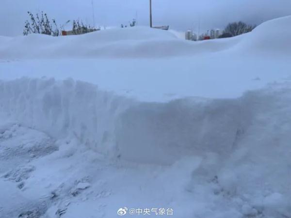 “宛如北极科考”！积雪超半米！大连烟台等地遭遇极端性冷流暴雪！
