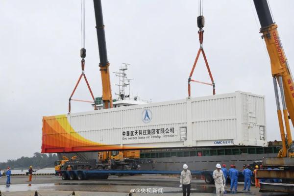 长征七号遥八运载火箭安全运抵文昌航天发射场 长征七号遥八运载火箭安全运抵文昌航天发射场