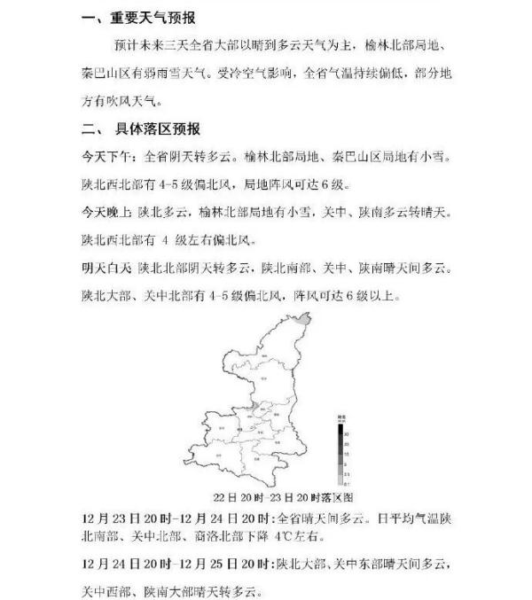 最低-31.1℃！陕西发布重要天气预报！确定，25日开始......