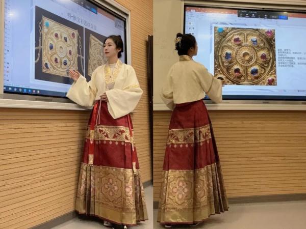 穿越时空的课堂：95后老师把“文物”穿在身上上课！