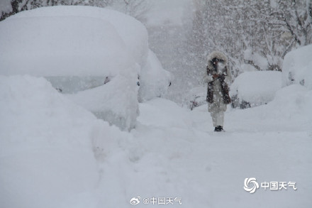 74厘米！山东威海文登积雪深度打破全省纪录