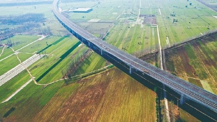 濮阳至湖北阳新高速公路黄河特大桥通车在即