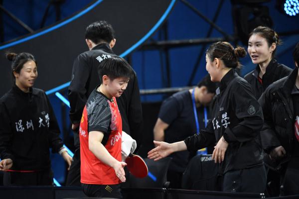 乒超总决赛|山东鲁能队、深圳大学队会师女团决赛