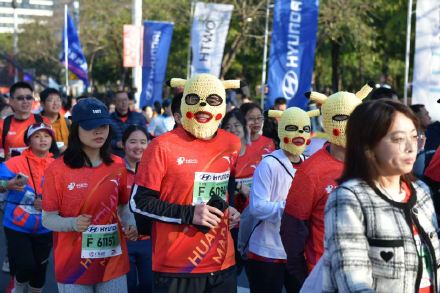 最低6℃！2023广州黄埔马拉松赛今早开跑