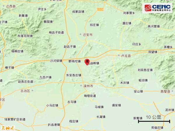 刚刚 | 唐山滦州2.8级地震！