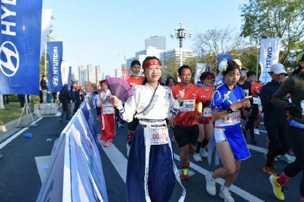 最低6℃！2023广州黄埔马拉松赛今早开跑