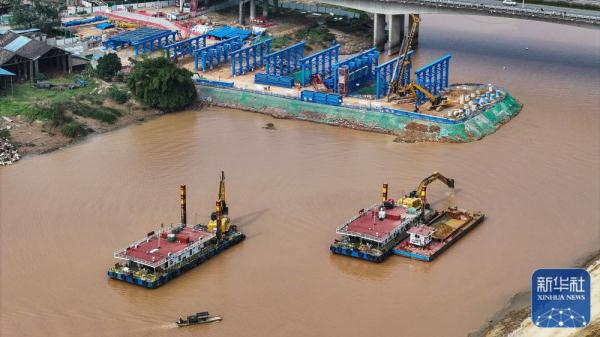 顶着寒潮抢进度——平陆运河建设剪影
