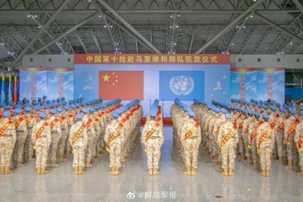 “中国蓝盔”，回国！