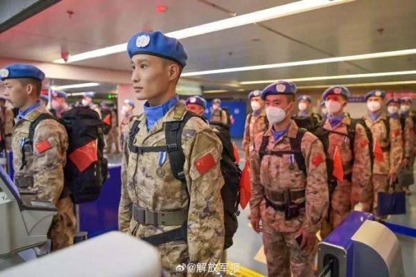 “中国蓝盔”，回国！