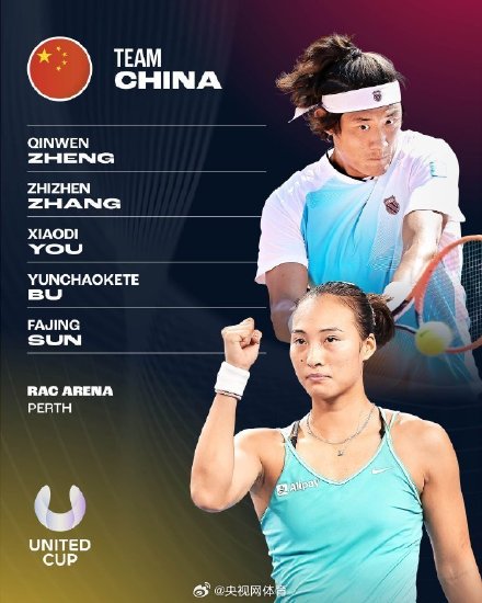 中国队备战网球联合杯