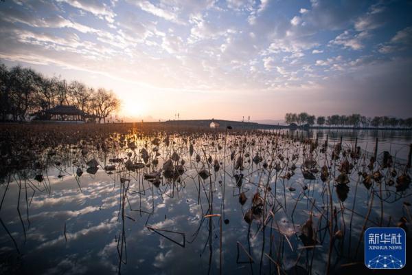 西湖冬景