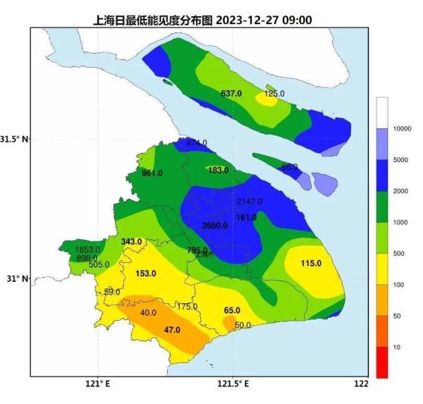 入冬以来最暖一天，上海今晨局部强浓雾！明后天更强，空气将现轻度污染