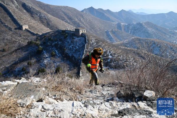 长城保护员的冬日坚守 长城保护员的冬日坚守