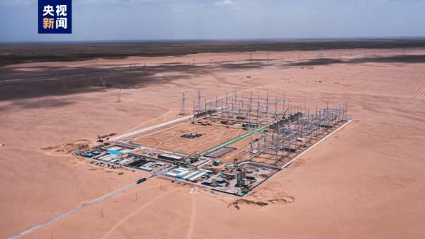 青海省首个“沙戈荒”大基地750千伏输变电工程顺利投运