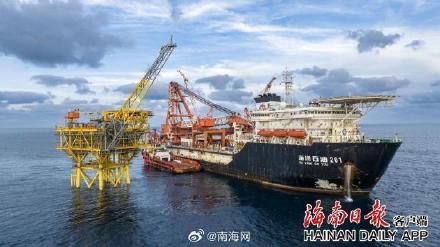 海南海域2023年海洋油气管线铺设量创历史新高