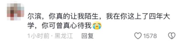 “尔滨,你让我感到陌生......” “尔滨,你让我感到陌生......”