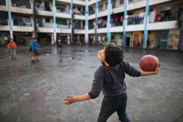 探访加沙地带中部迈加齐难民营