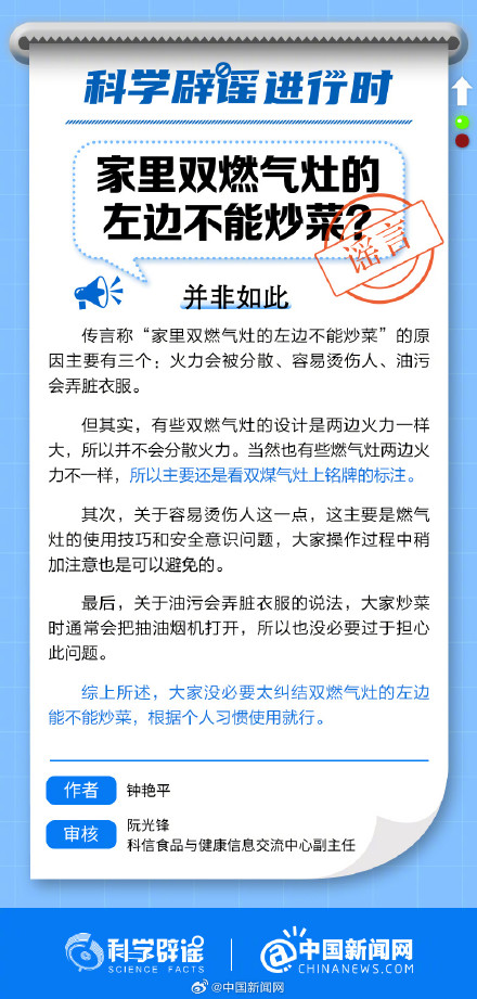 家里双燃气灶的左边不能炒菜吗? 家里双燃气灶的左边不能炒菜吗?