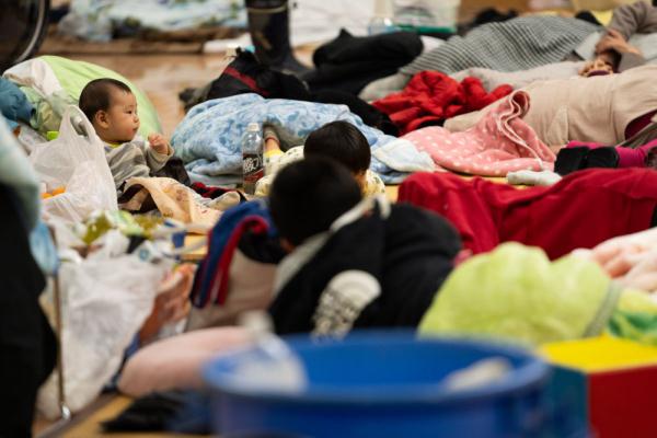 探访日本地震重灾区轮岛市临时避难所