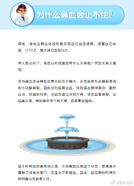 姿势错了!流鼻血不应该往后仰脖子 姿势错了!流鼻血不应该往后仰脖子