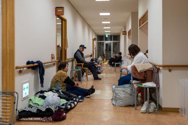 探访日本地震重灾区轮岛市临时避难所