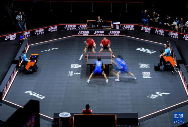 乒乓球——WTT男子总决赛:袁励岑/向鹏晋级四强 乒乓球——WTT男子总决赛:袁励岑/向鹏晋级四强