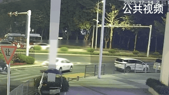 电动车“花式翘头”追尾小车！摔跤千万种，伤痛只有自己懂……