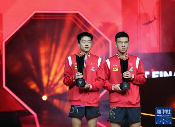 中国队包揽WTT男子总决赛单、双打冠军 中国队包揽WTT男子总决赛单、双打冠军